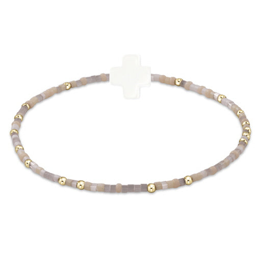 egirl Hope Unwritten Signature Cross Bracelet - Shellabrate