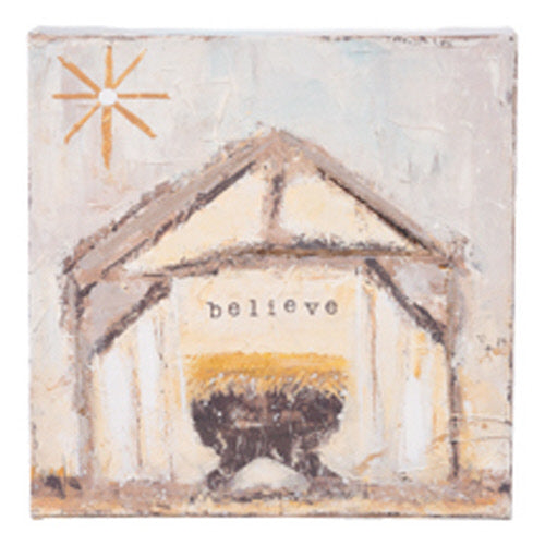 Canvas | Bright Star Believe Nativity