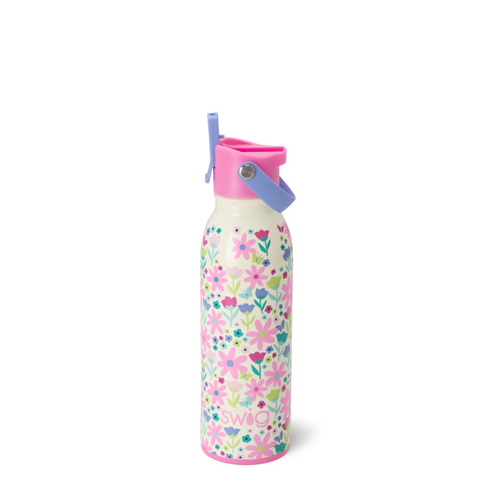 16oz Flip+Sip Water Bottle | Flower Power