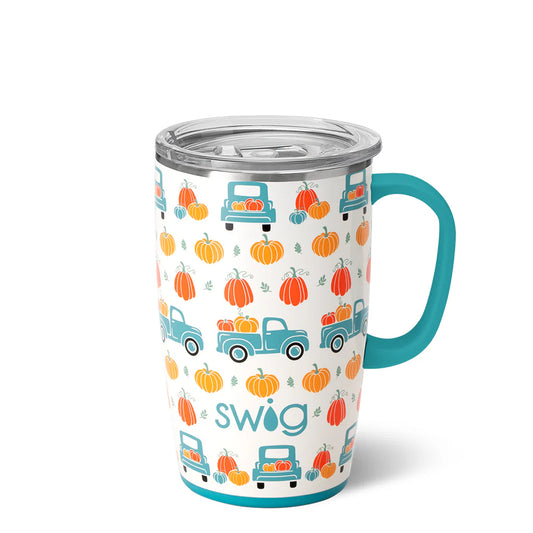 18oz Travel Mug | Pumpkin Patch