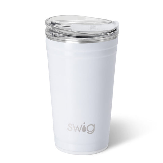 24oz Party Cup | Shimmer Diamond White