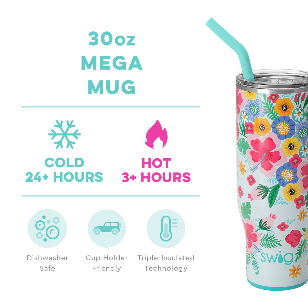 30oz Mega Mug | Island Bloom