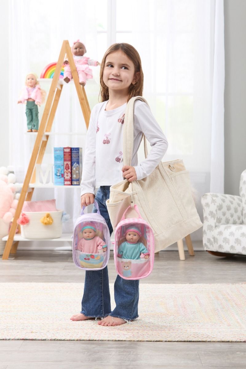 Take Along Cuties 8-inch Doll | Pink