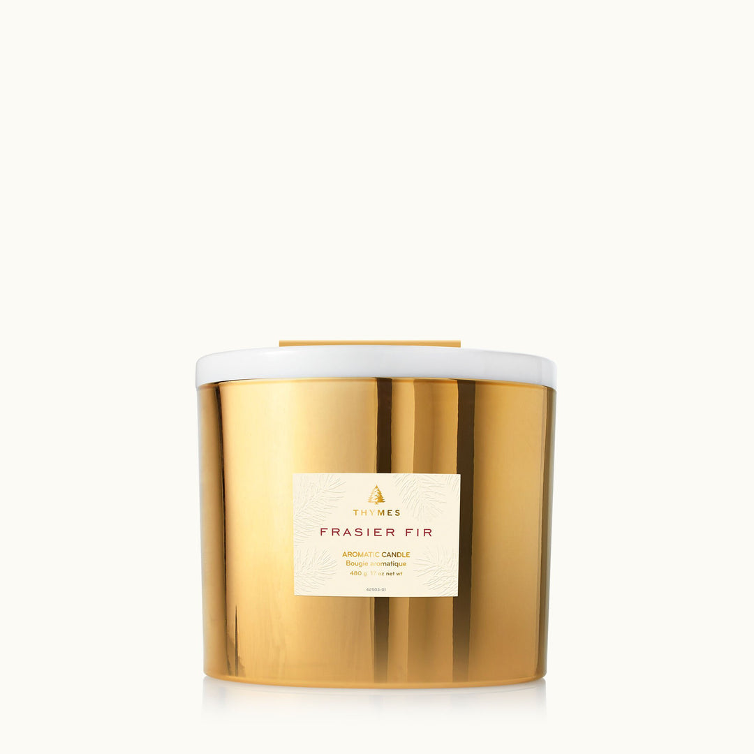 Frasier Fir | Gold 3-Wick Candle