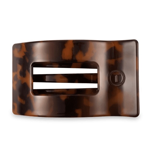 Teleties Rectangle Hair Clip | Tortoise | Assorted Sizes