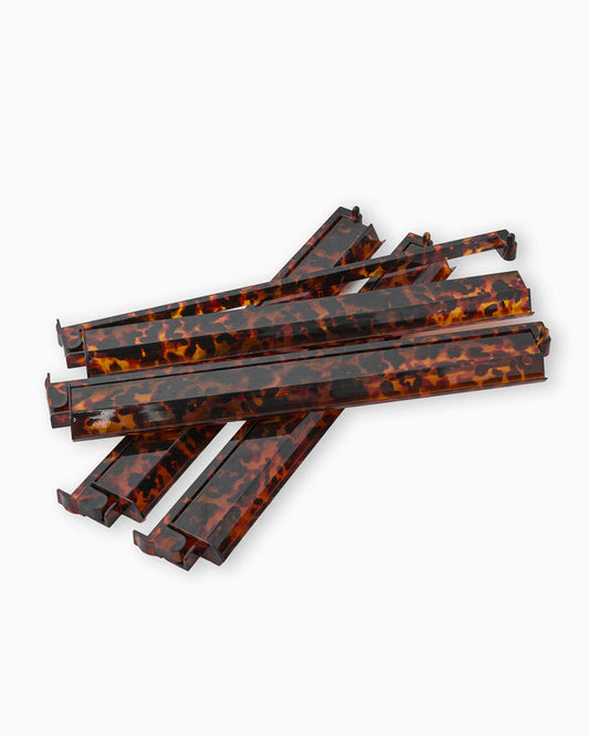 Acrylic Rack and Pusher Set | Tortoise Shell