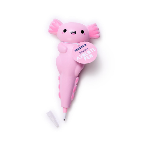 Pink Squishy Axolotl Pen