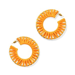 Georgia Earrings - Tangerine