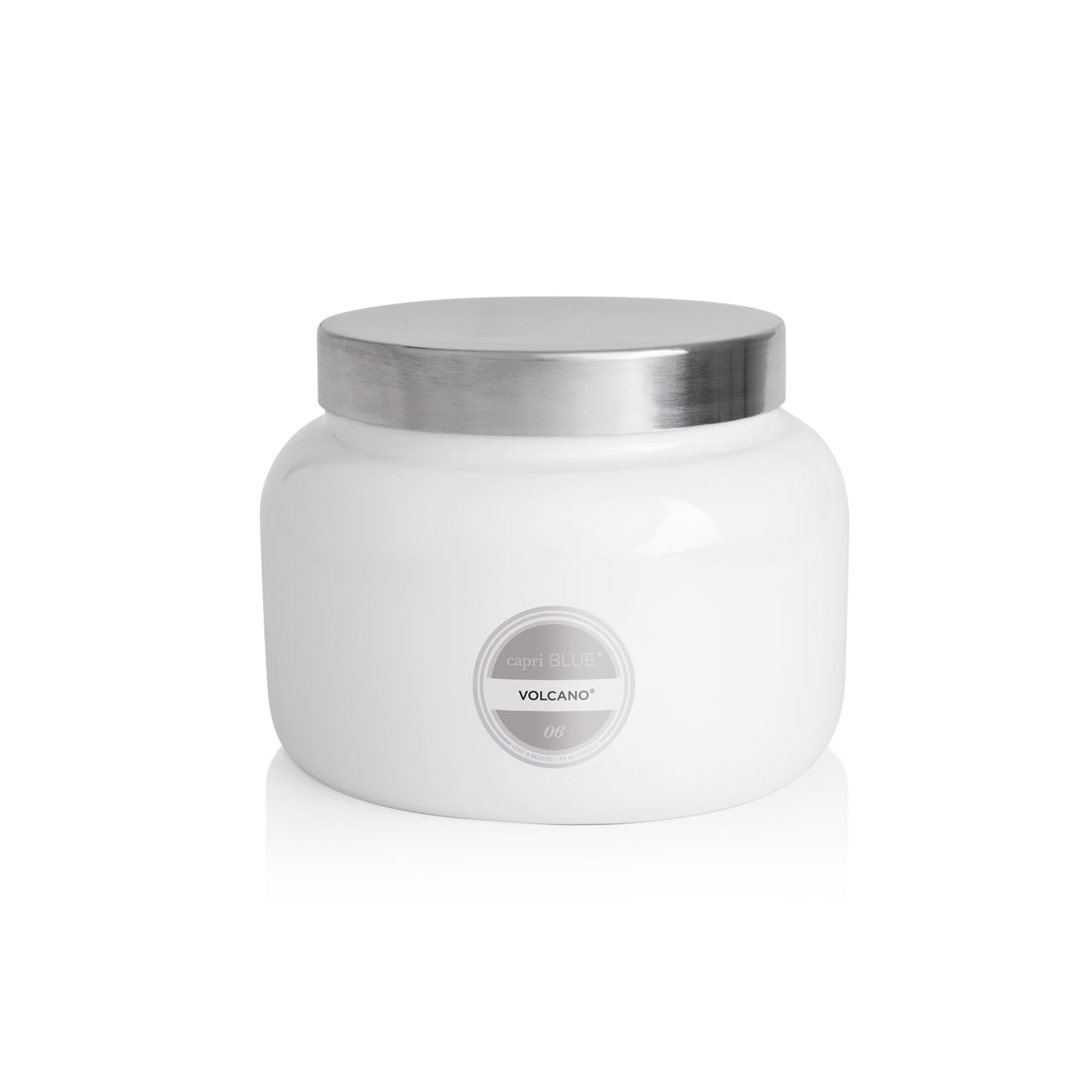 Volcano | Oversized Signature Jar Candle | White