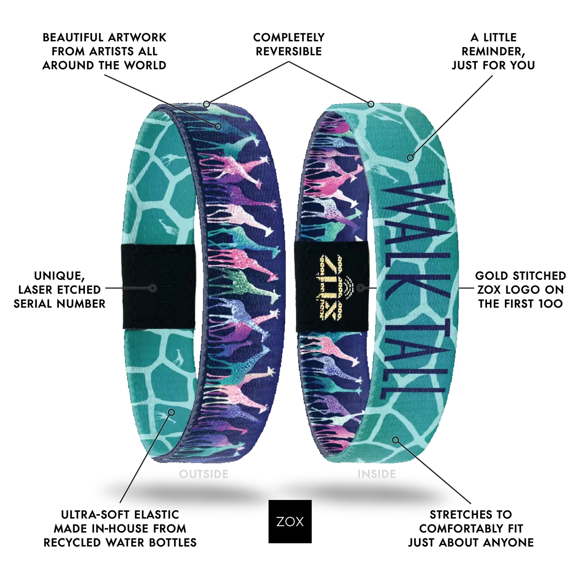 ZOX Interactive Bracelet | Walk Tall