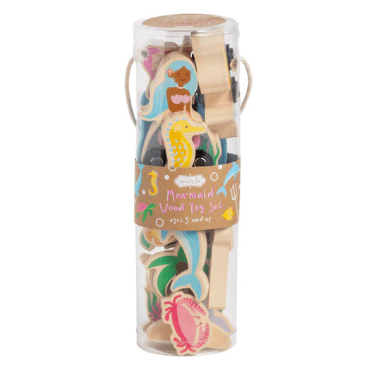 Mermaid Wood Toy Set