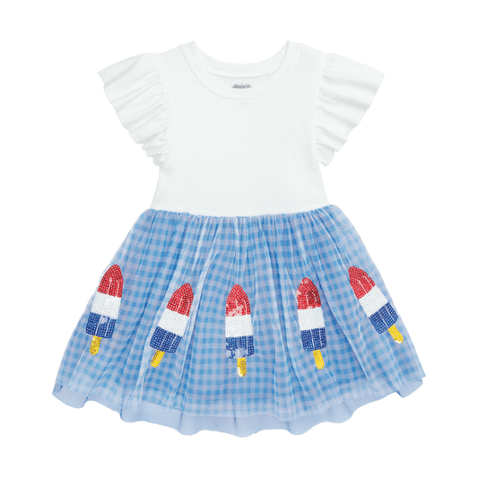 Kids Sequin Bomb Pop Tutu Dress