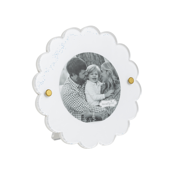 Mini White Circle Frame