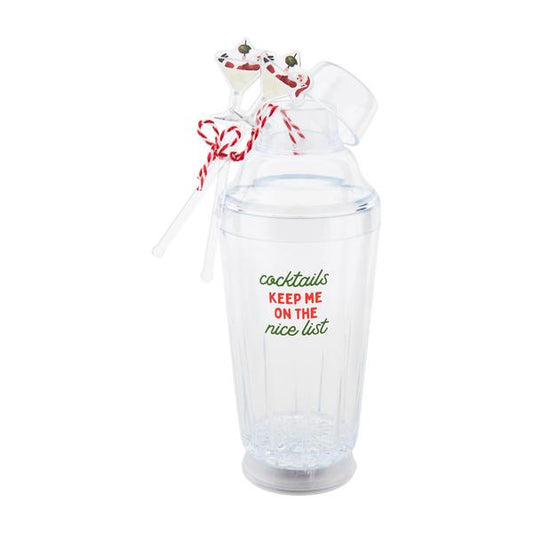 Nice List Light-Up Cocktail Shaker Set