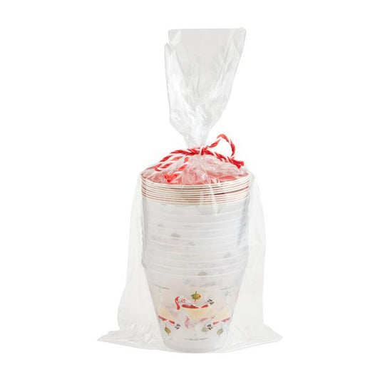 Wine Party Cup & Coaster Set | Martini Santa