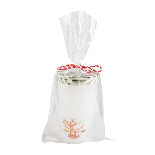 Wine Party Cup & Coaster Set | Reindeer