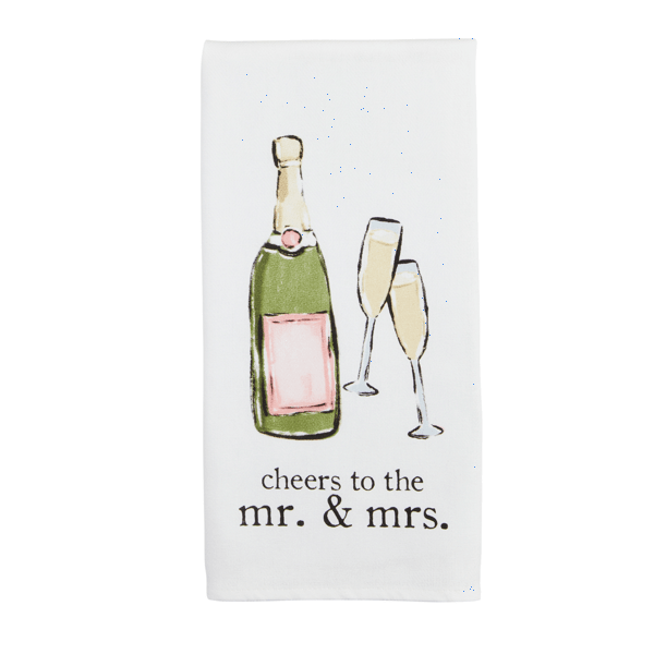 Cheers Wedding Hand Towel