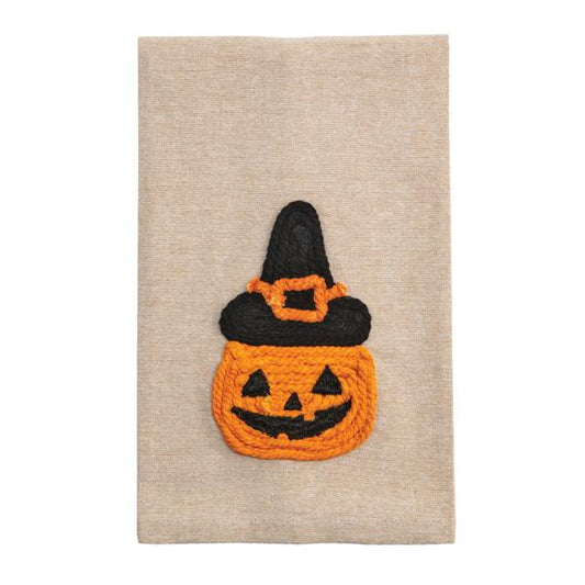 Jack-O-Lantern Rope Towel