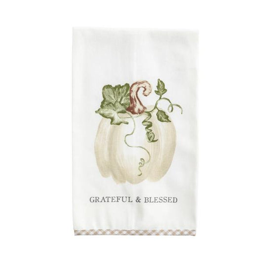 Grateful Printed Tea Towel