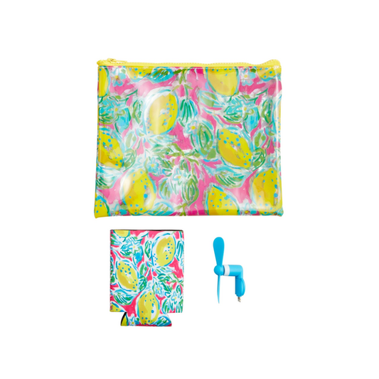 Beach Pouch Set | Lemons