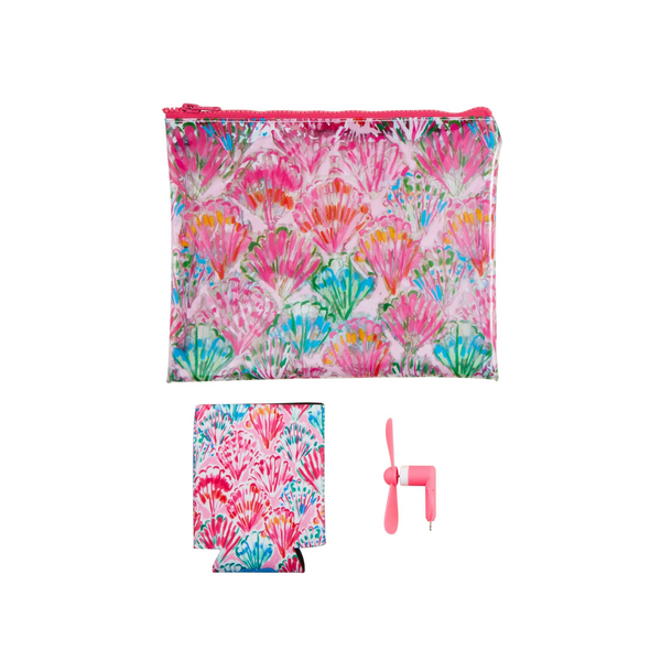 Beach Pouch Set | Shells