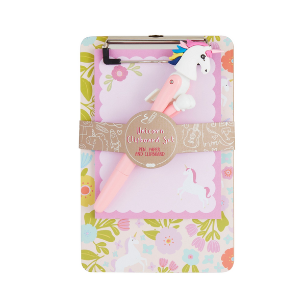 Pen Clipboard | Pink Unicorn