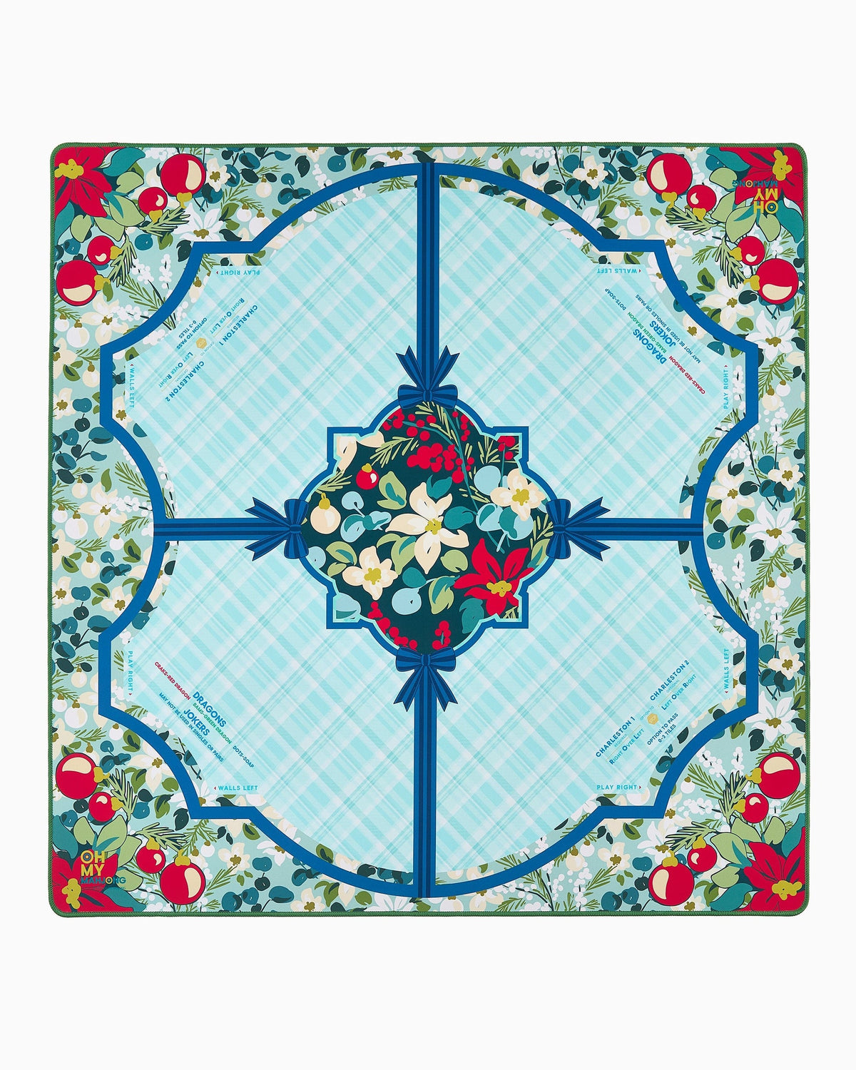 Mahjong Mat in Tube | Winterberry