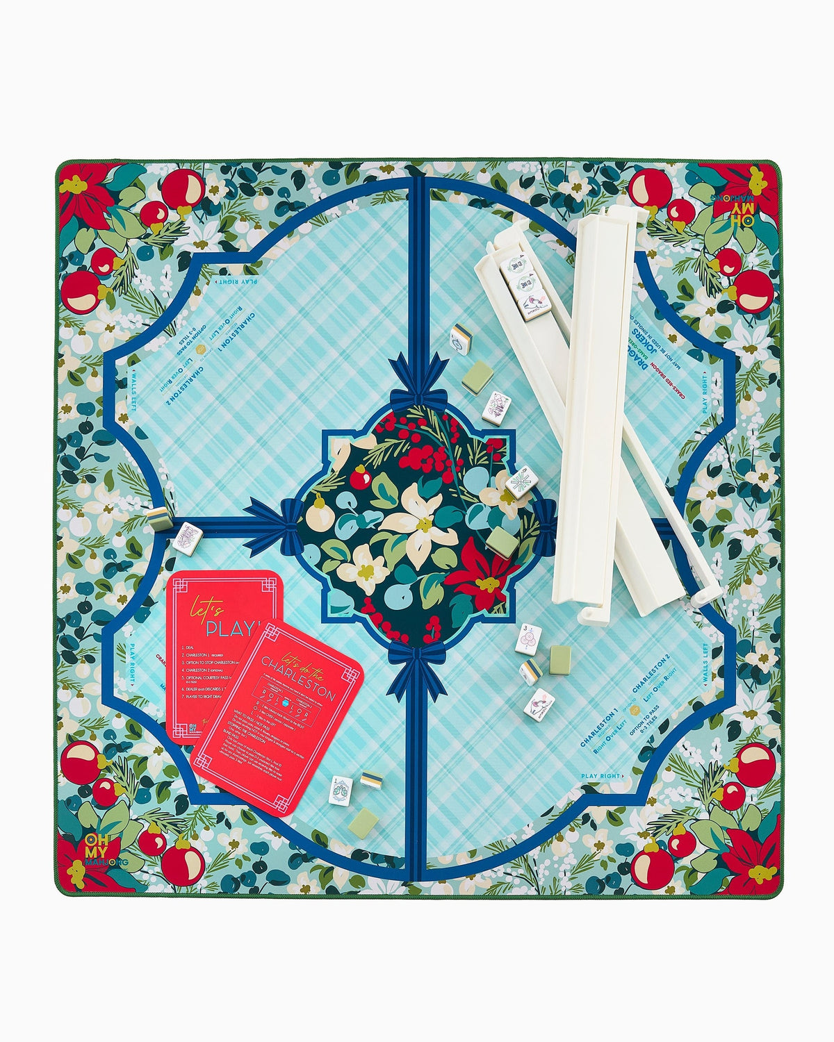 Mahjong Mat in Tube | Winterberry