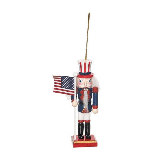 Patriotic Nutcracker Ornament