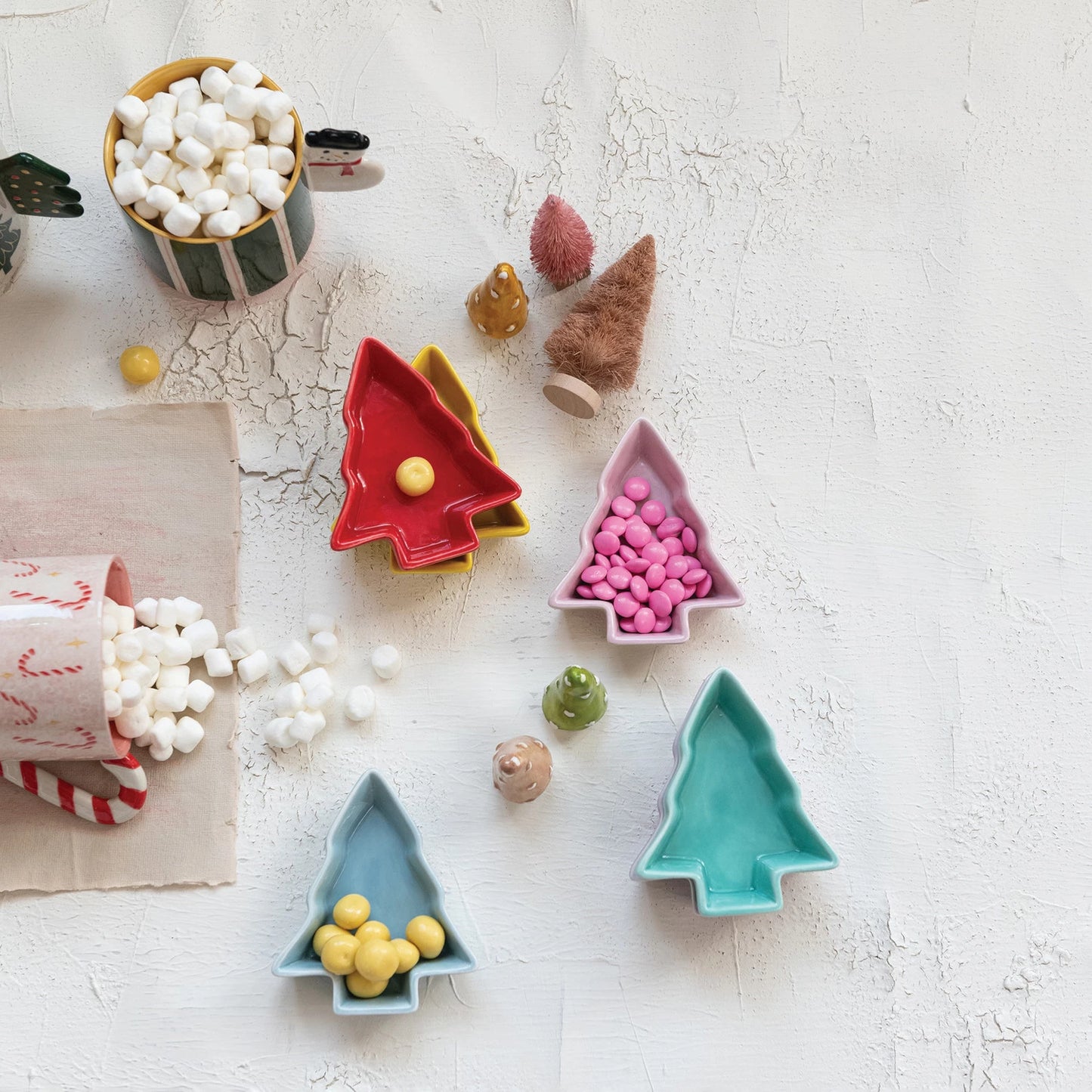 Stoneware Tree Shaped Ramekin | Assorted Colors