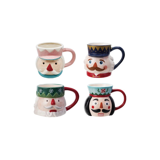 12 oz. Hand-Painted Ceramic Mug | Assorted Styles