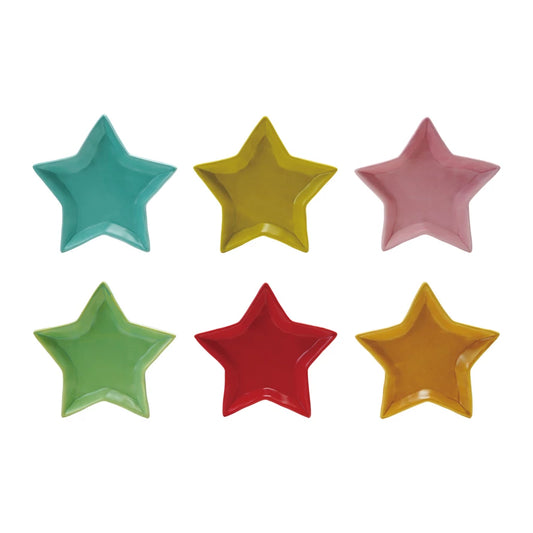 Stoneware Star Shaped Dish | Assorted Colors