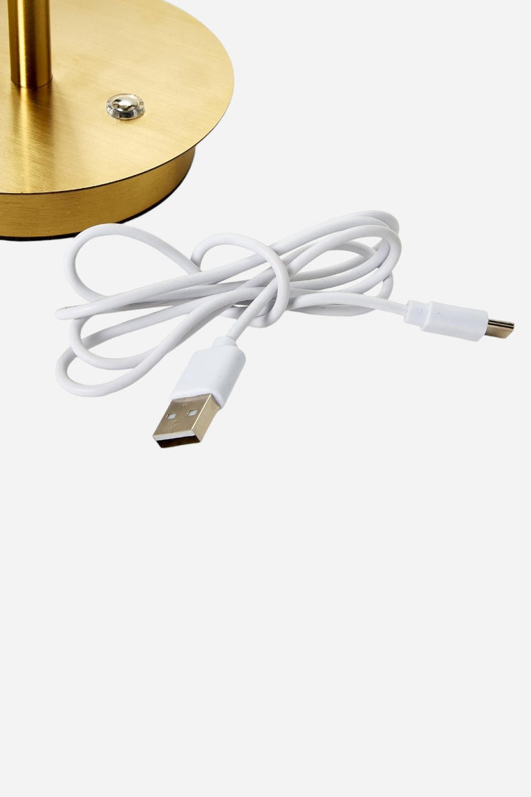 LED Portable Cordless Table Lamp with Acrylic Shade