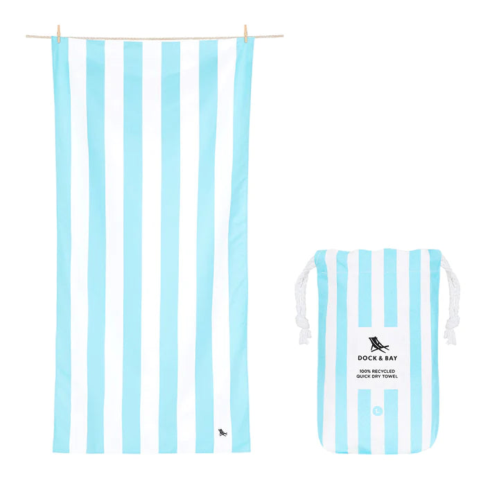 D&B Quick Dry Towel | Tulum Blue