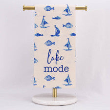 Lake Mode Flour Sack Hand Towel