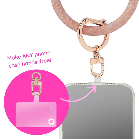 Hook Me Up™ Universal Phone Connector - Rose Gold