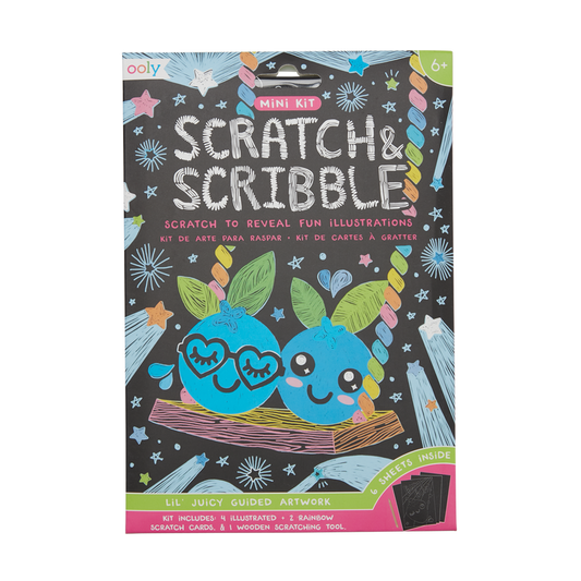 Mini Scratch & Scribble Art Kit: Lil' Juicy