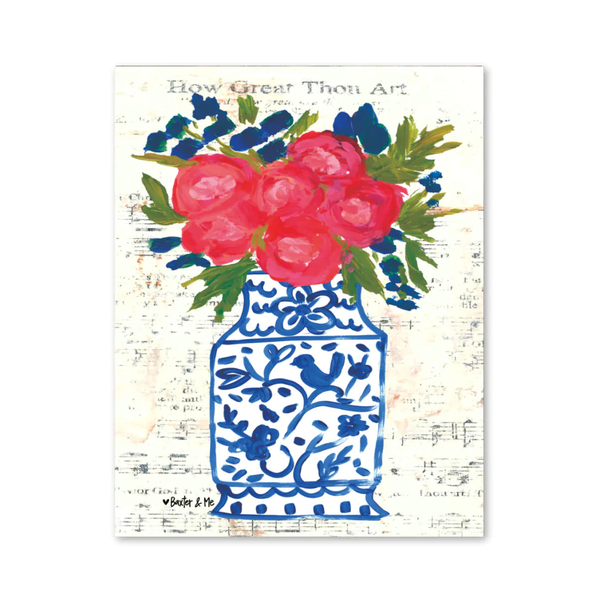 Wrapped Canvas | Blue Willow Spring