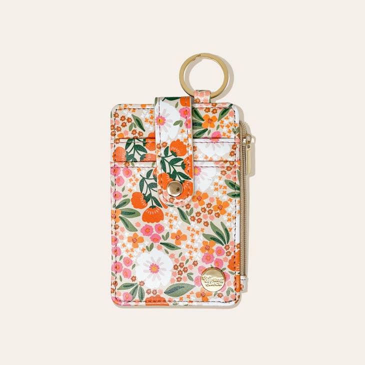 Keychain Wallet - Sweet Meadow Orange