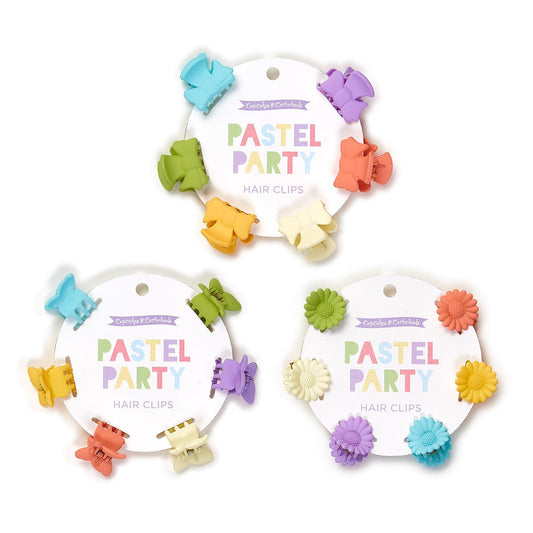 Pastel Party Hair Clips