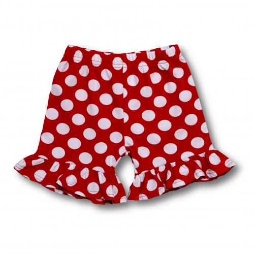Size 6 Girl's Red Polka Dot Shorts