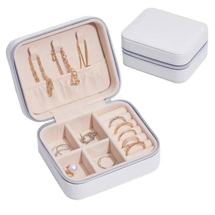 Rectangle Jewelry Box - White