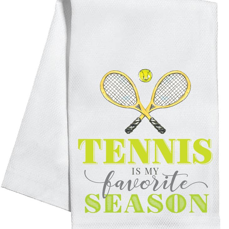 Tennis Is My Favorite Season Kitchen Towel