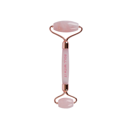 Face Stone Roller | Pink + Rose Gold