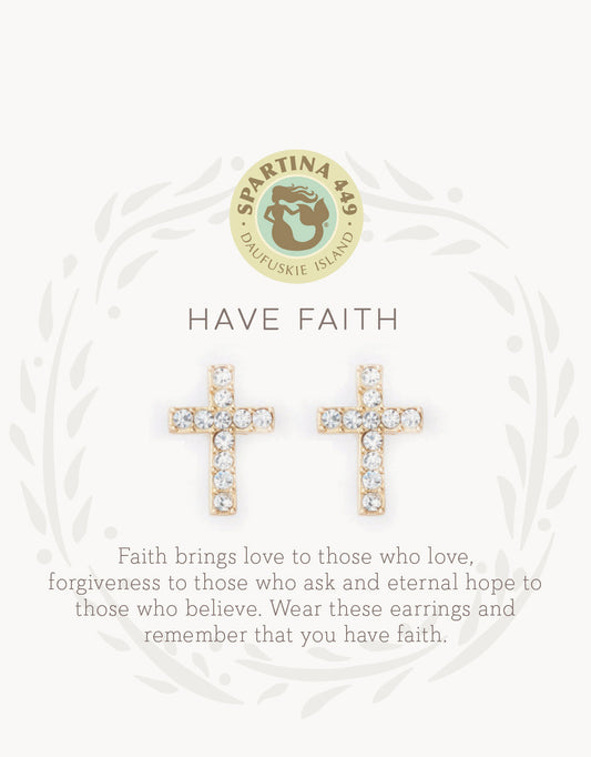 SLV Stud Earrings - Have Faith