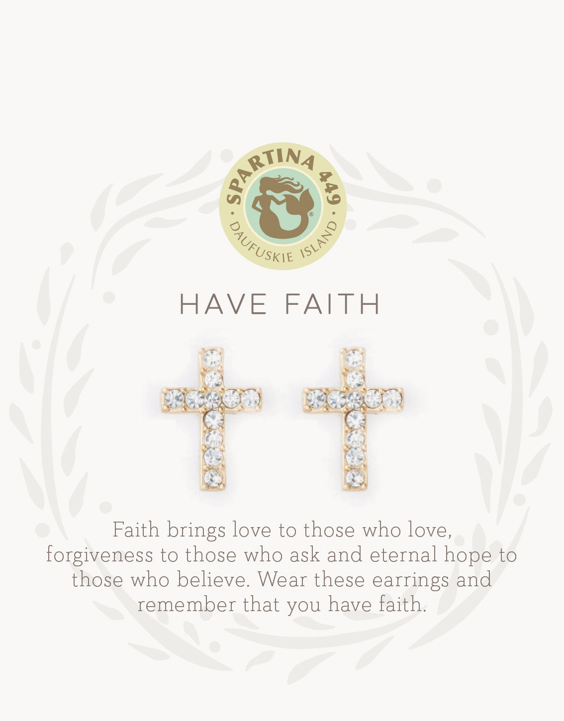 SLV Stud Earrings - Have Faith