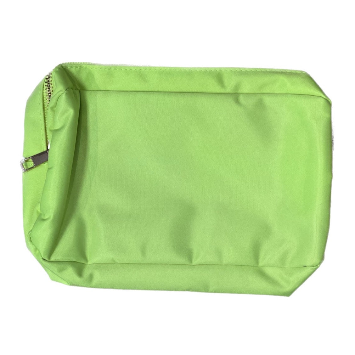 Nylon Makeup Bag - Neon Green