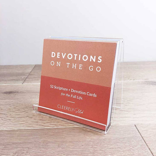 Devotions on the Go w/Stand