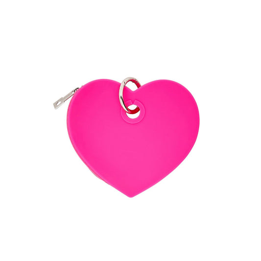 Silicone Heart Pouch | Tickled Pink