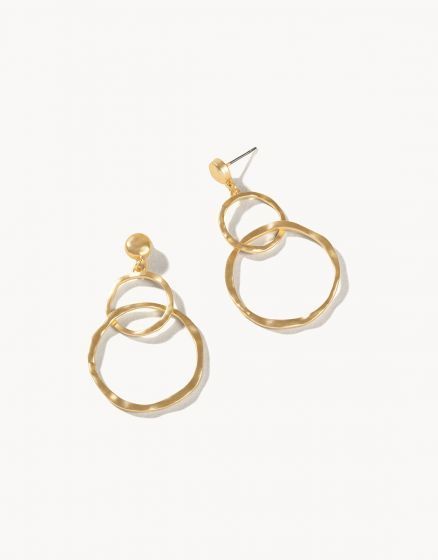 Ring Toss Earrings Gold